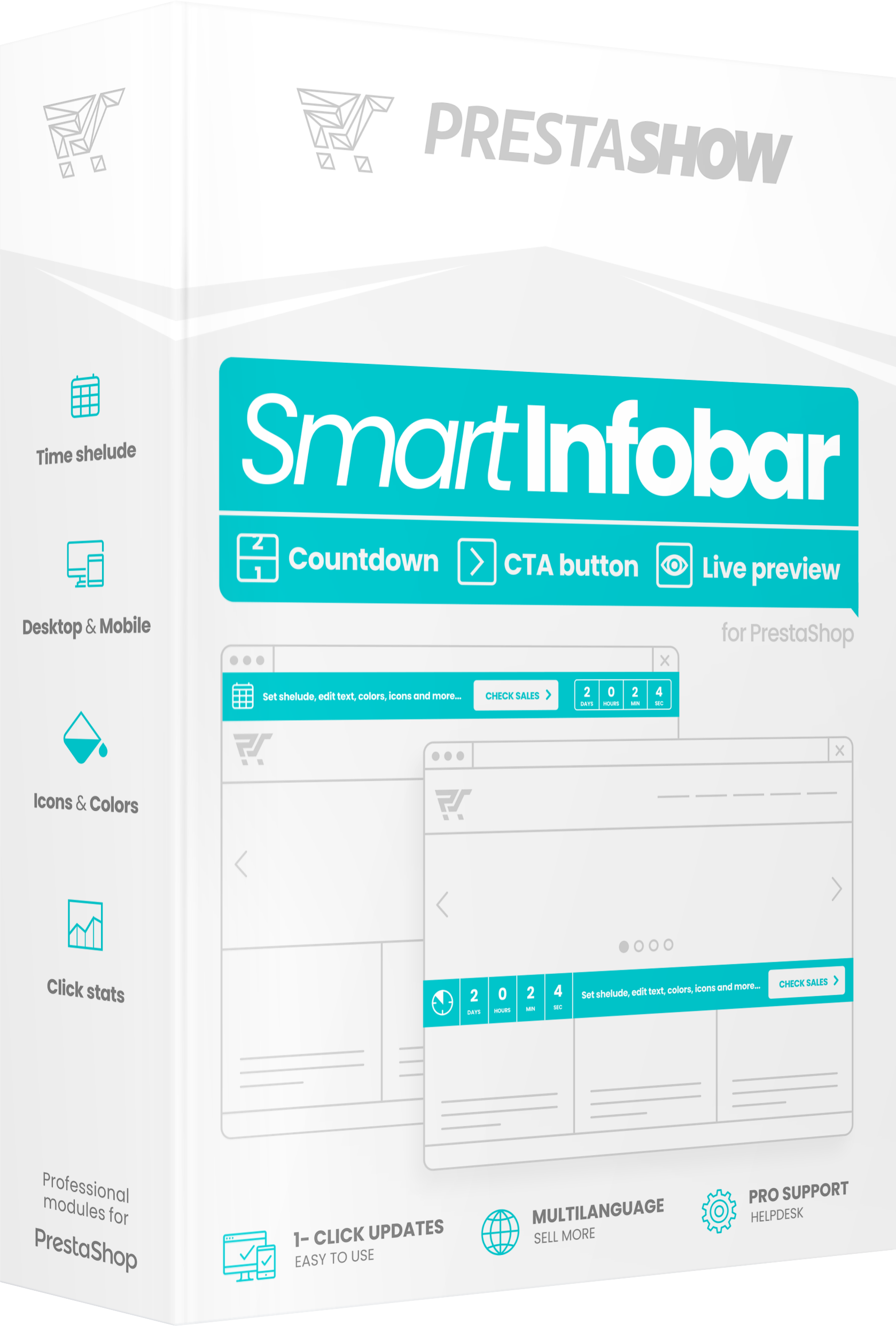 PrestaShop Smart InfoBar - paski informacyjne generujące sprzedaż
