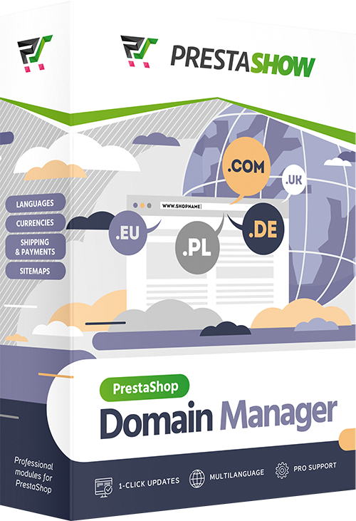 PrestaShop Domains Manager - Multiple Domains in PrestaShop