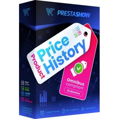 PrestaShop Omnibus - Historique des prix des produits