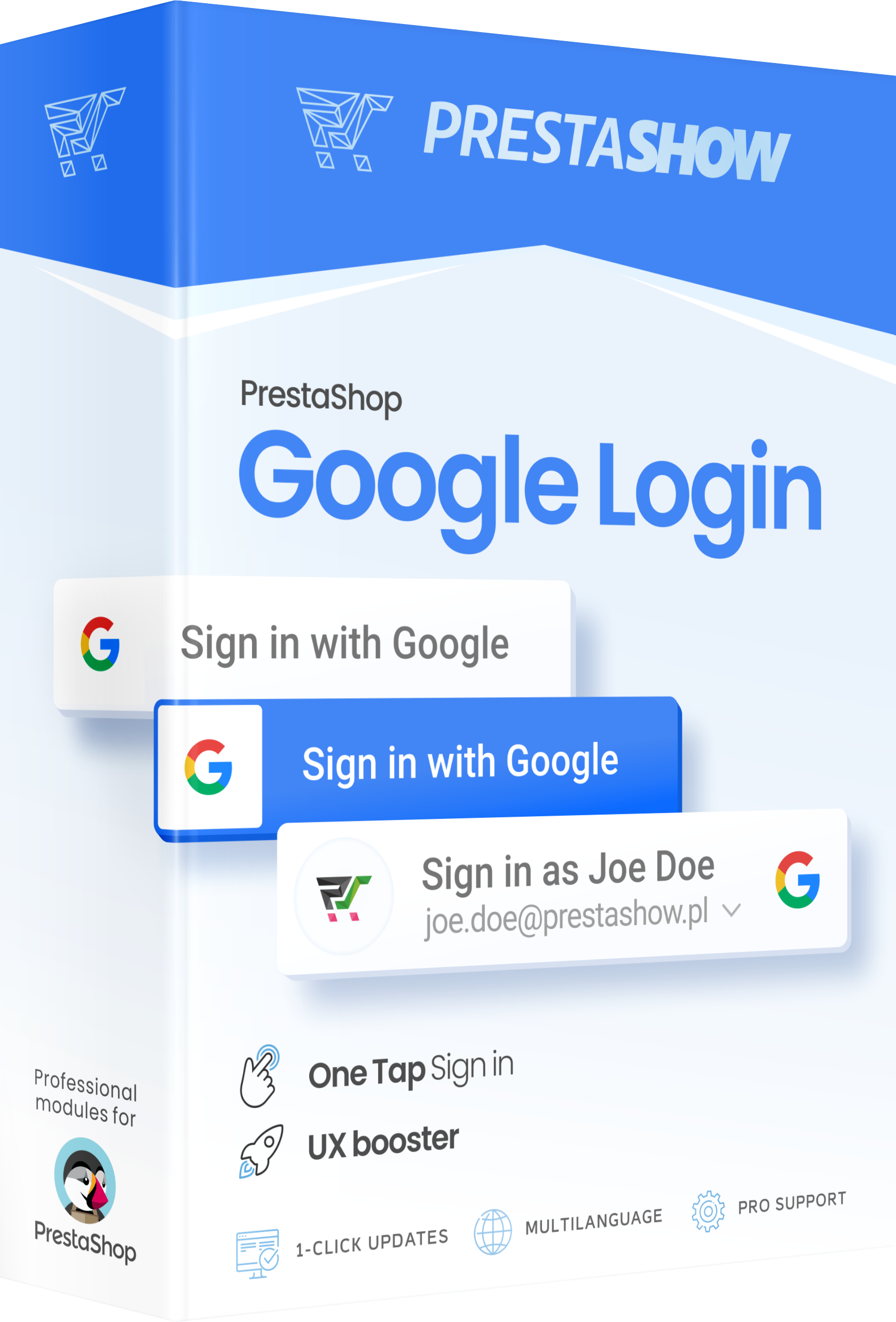 PrestaShop Google Login