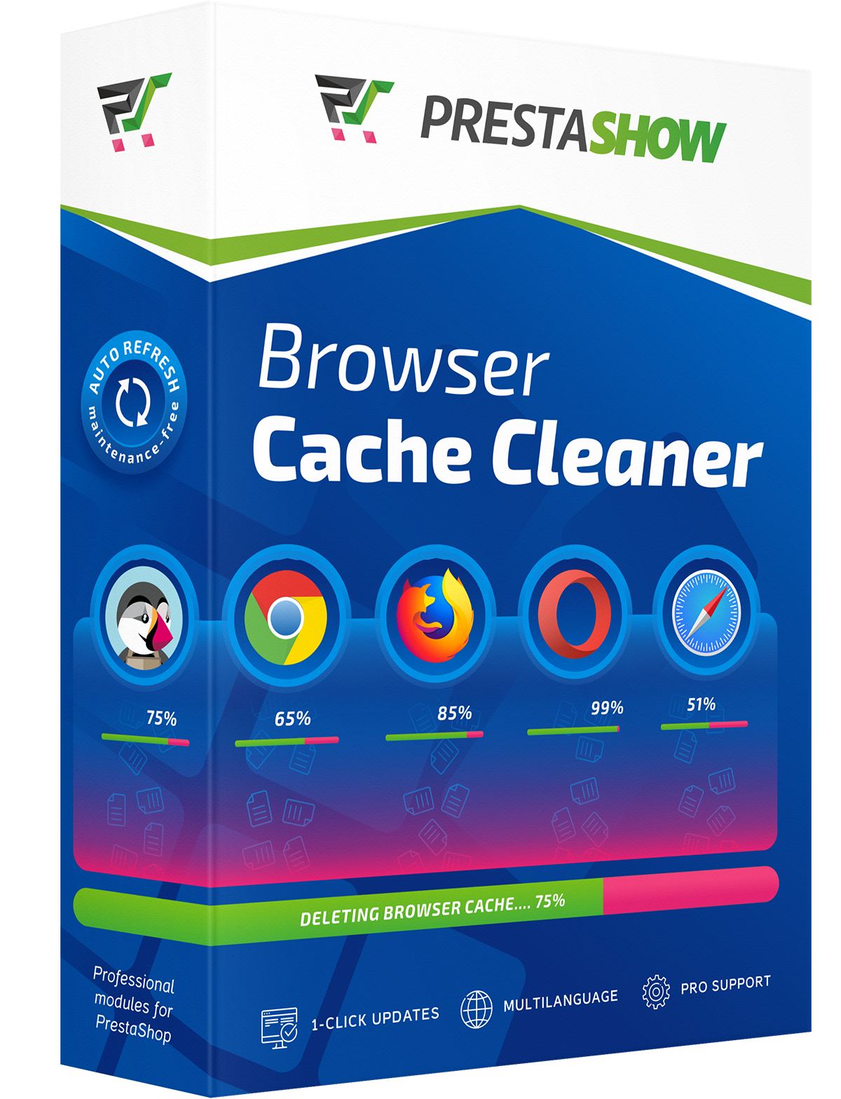 PrestaShop Client Browser Cache Refresh