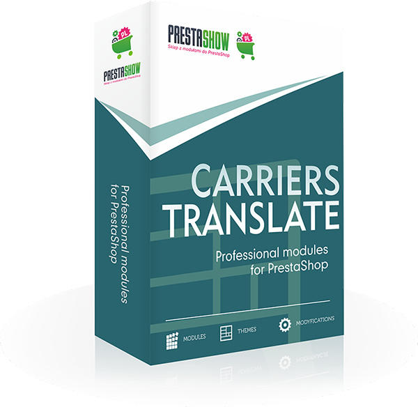 PrestaShop Carrier Name Translation