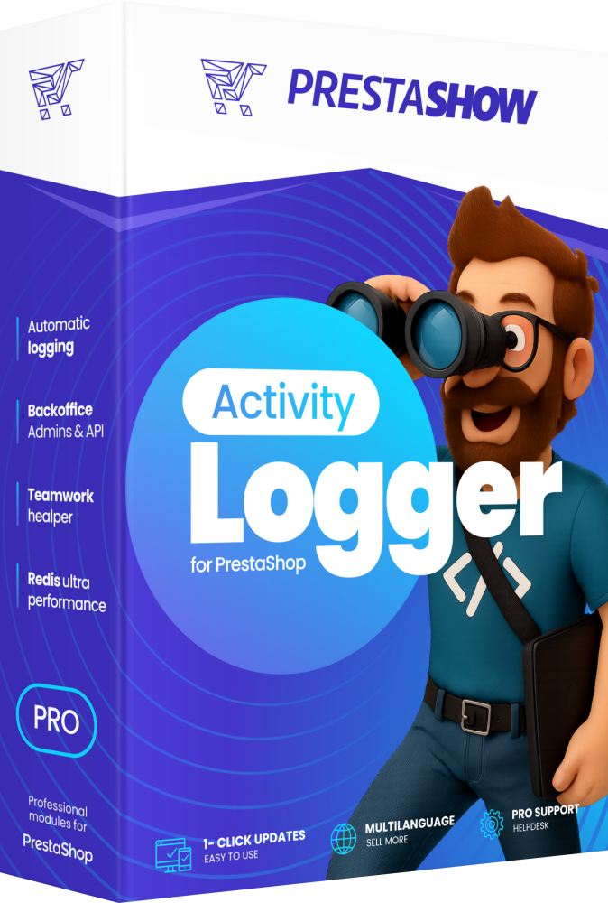PrestaShop Advanced Logger - instant Backup & Restore